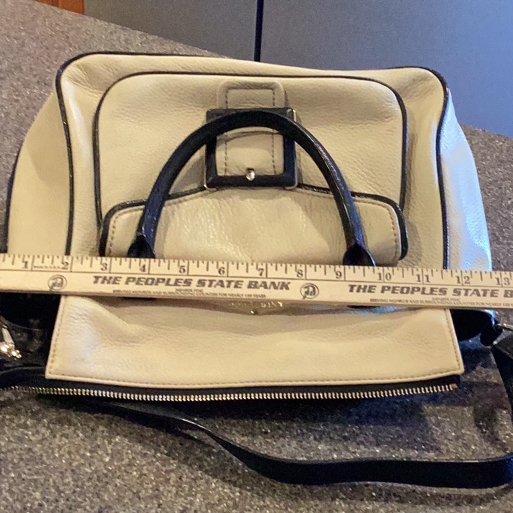 Kate Spade Black and Cream Shoulder Bag - Picture 9 of 10